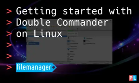 Feature image for the article about getting started with Double Commander