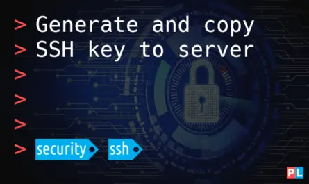 Feature image for article generate and copy SSH key to server