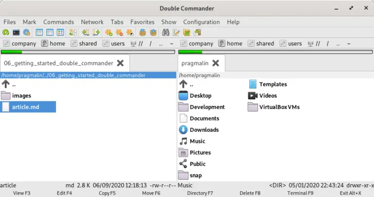 Getting started with Double Commander on Linux - PragmaticLinux