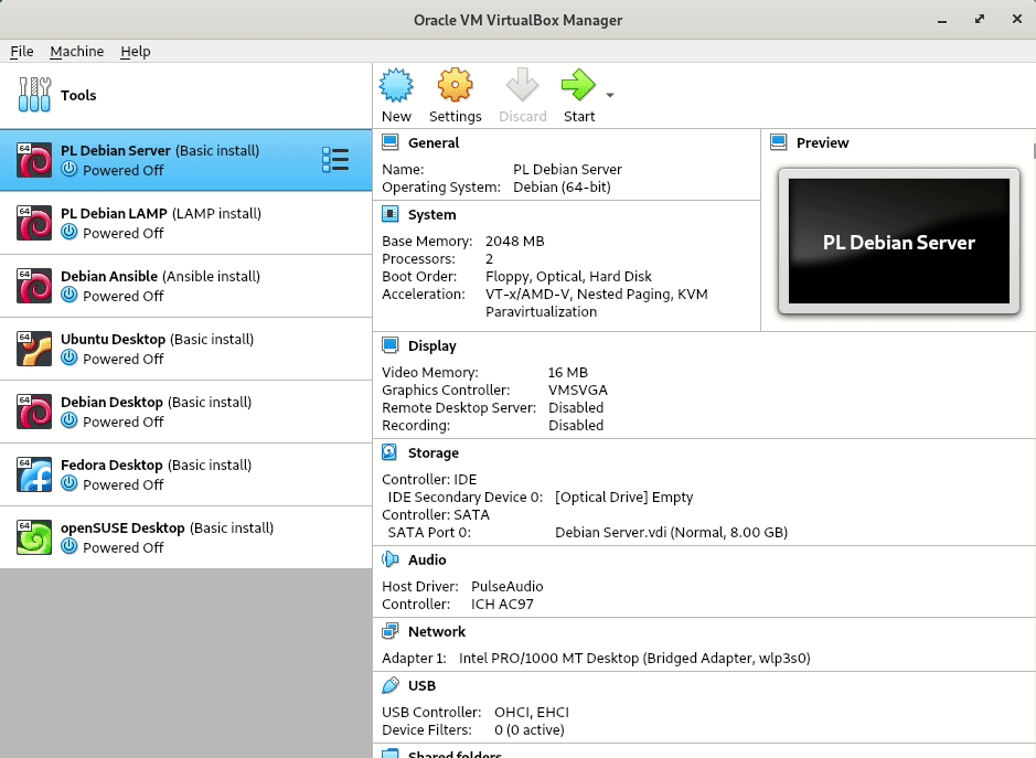 Animation that shows how to configure a shared folder in the VM settings. 