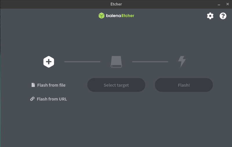 Screen animation that demonstrates how to create a bootlable USB drive from a Linux ISO image.