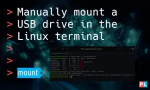 Manually mount a USB drive in the Linux terminal - PragmaticLinux