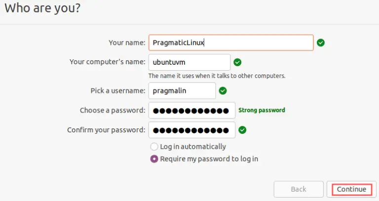 How To Install Ubuntu Desktop 20 04 Lts In Virtualbox Pragmaticlinux How To Install Ubuntu Desktop 20 04 Lts In Virtualbox Pragmaticlinux