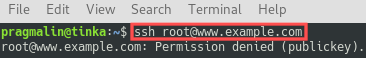 Terminal screenshot that shows that the root user can no longer login via SSH, with or without a password.