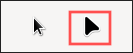 Before and after screenshot of the mouse pointer, showing you the differences after manually installing a GNOME cursor theme.