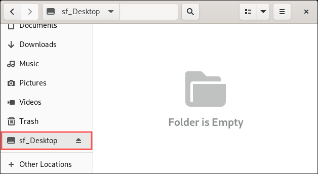 Nautilus file manager screenshot that shows you how to access a shared folder.