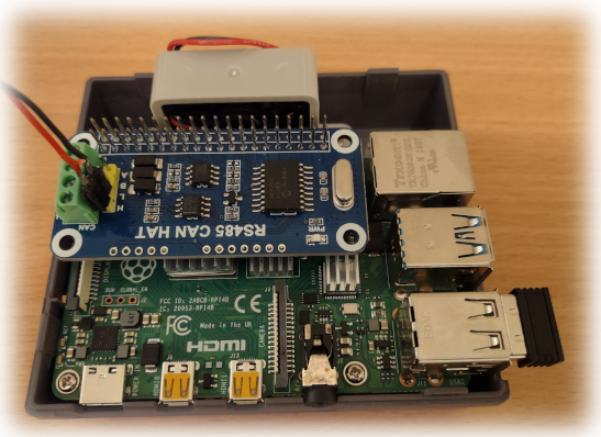 Advanced Automotive Embedded System: CAN communication with RASPBERRY-PI