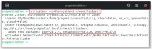 Create a Python virtual environment in the Linux terminal - PragmaticLinux