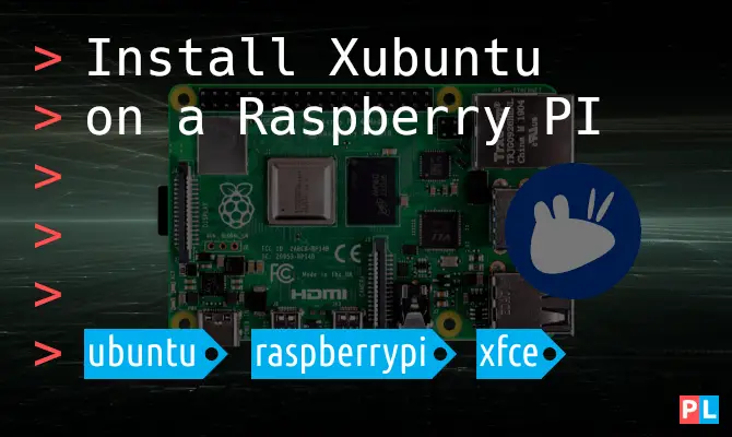 Feature image for the article about how to install Xubuntu on a Raspberry PI