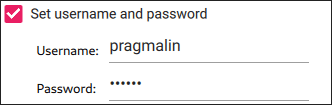 Dialog for entering your preferred username and password in the Rasbperry PI Imager advanced settings.