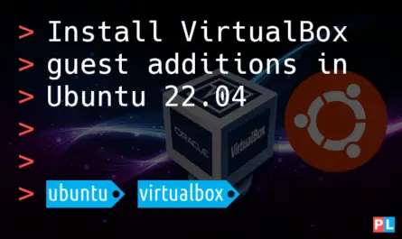 Feature image for the article about how to install the VirtualBox guest additions in Ubuntu 22.04