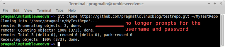 Create and store your GitHub personal access token - PragmaticLinux